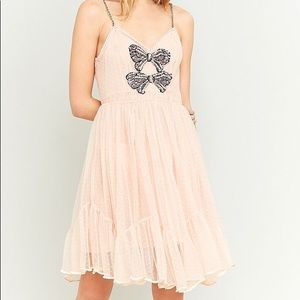 Manoush Embroidered Bow Dress